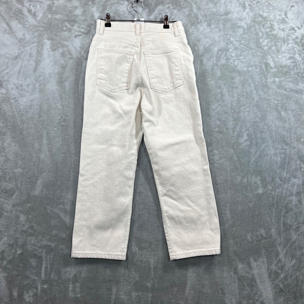 Imogene And Willie Catherine Jean Women 27 White Denim Straight High Rise Fit - Picture 2 of 7
